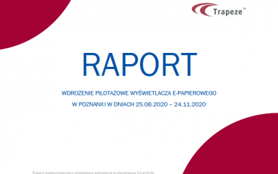 Raport z wdrożenia e-papieru w Poznaniu