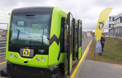 Autonomiczny bus na torze Słomczyn!